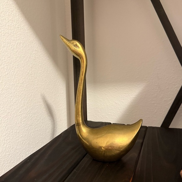 Brass Swans Figurine Set - Picture 10 of 14